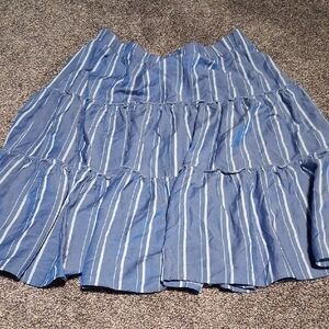 Womens Striped Skirt